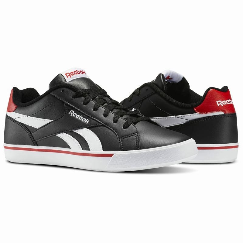 Reebok Royal Complete 2ll Shoes Mens Black/White/Red India WS5011FI